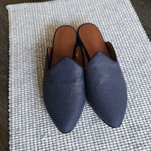 Le Monde Beryl Linen Mule